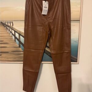 Brown Leather Pants